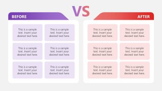 Editable Before vs After PPT Template