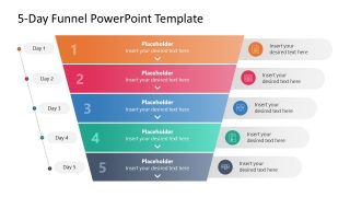 5-Day Funnel Diagram PPT Cover Slide