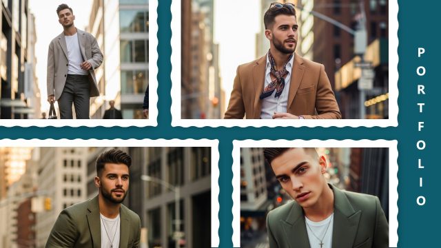 Portfolio Presentation Slide Template