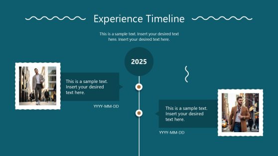 Experience Timeline Slide Template