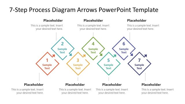 7-Step Process Diagram PowerPoint Template