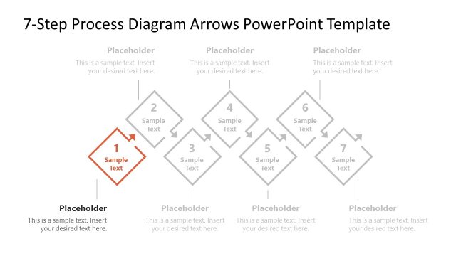 Step 1 Slide – 7-Step Process Diagram Template