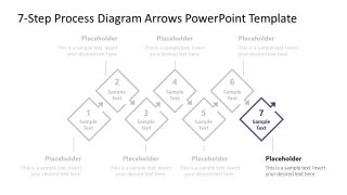 7-Step Process Diagram Template for PowerPoint 