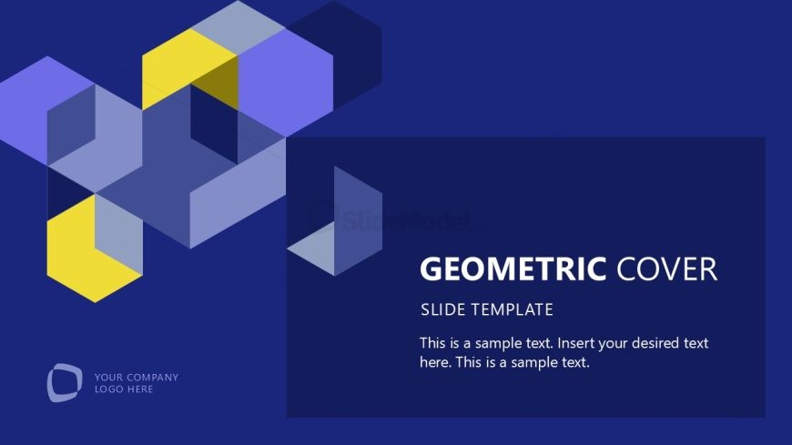 Creative Geometric Cover Template Slide