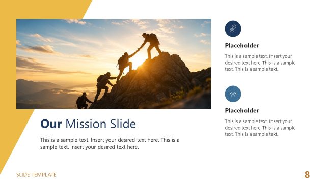 Mission Presentation Slide – Simple Business PPT Template