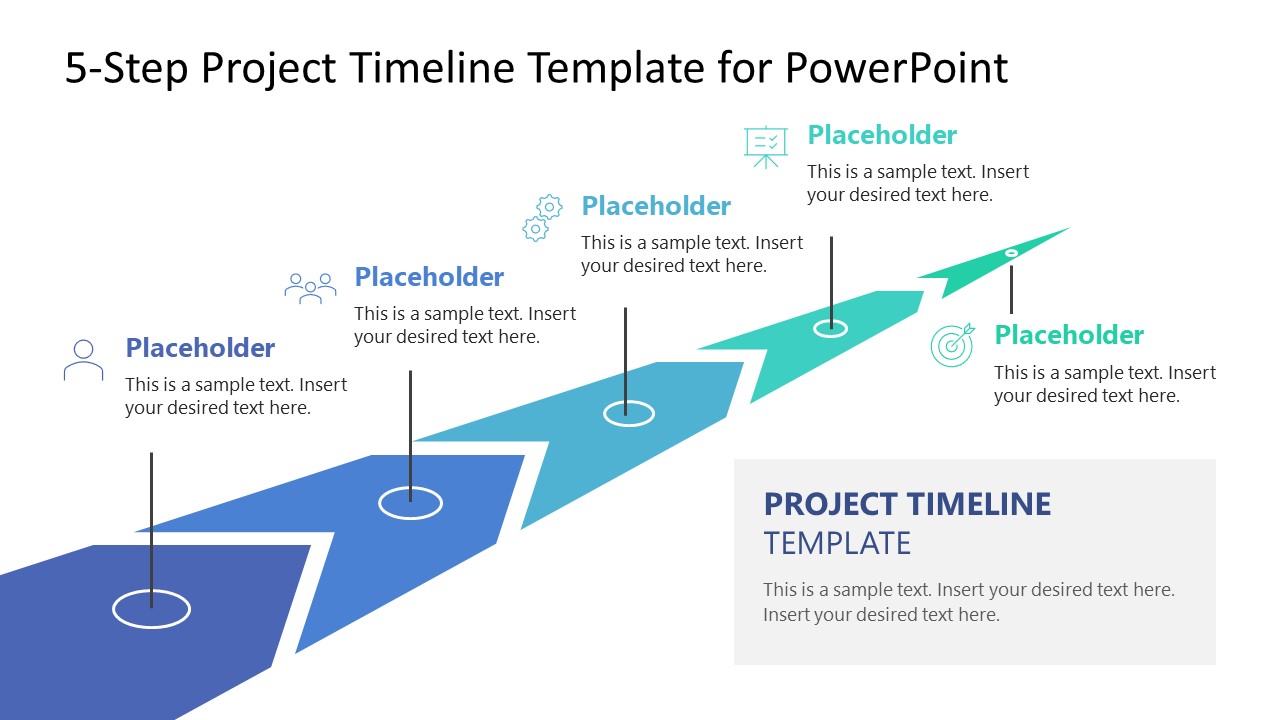 5-Step Project Timeline PowerPoint Template