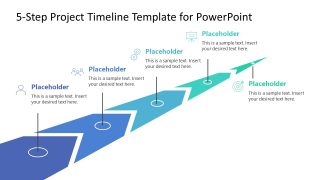 5-Step Project Timeline Template for Presentation 