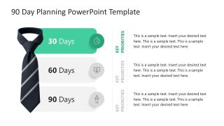 90 Day Planning Slide Template