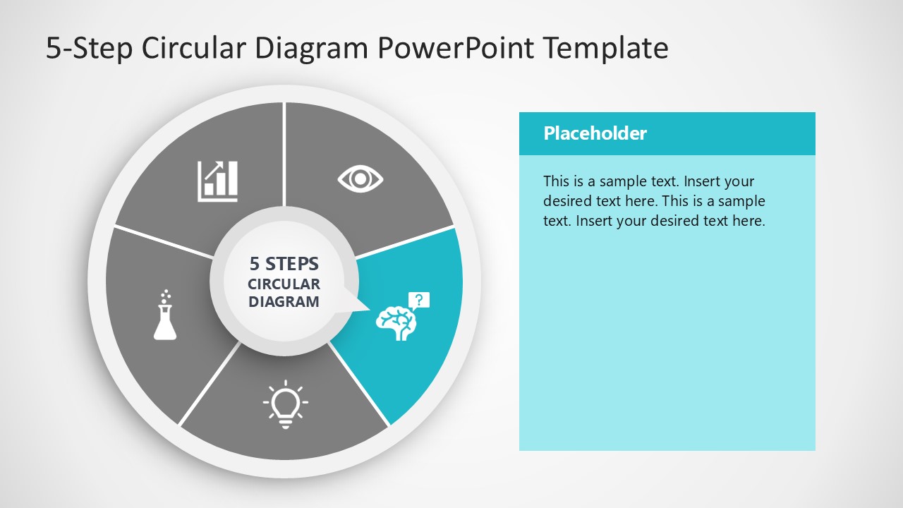 5-Step Circular Diagram PowerPoint Template