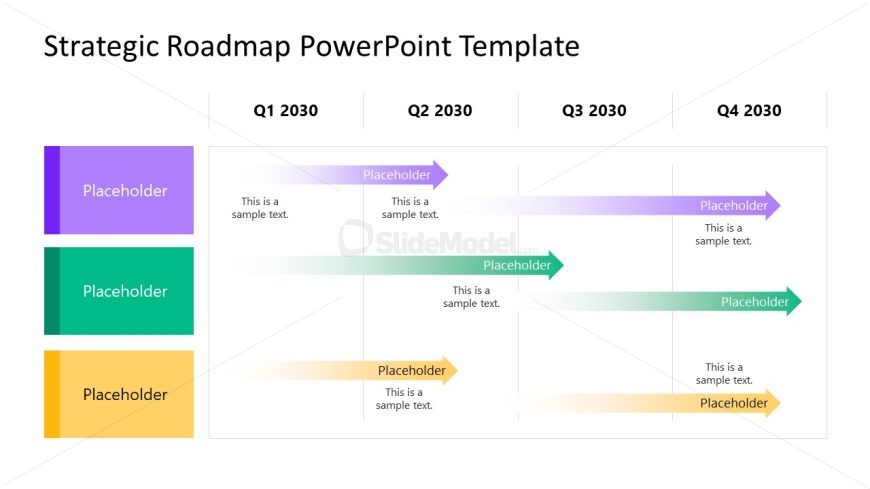Strategic Roadmap Template for PowerPoint