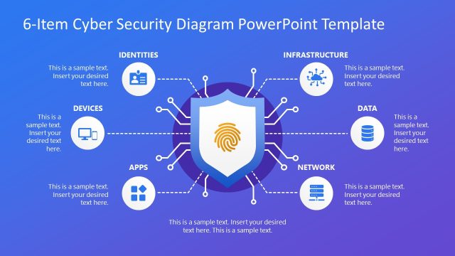 Cyber Security Diagram Slide Template