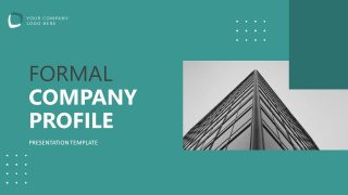 Formal Company Profile Template Layout 