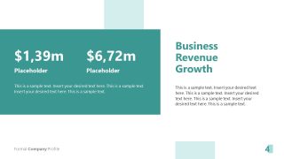 Formal Company Profile Template Slide Design 