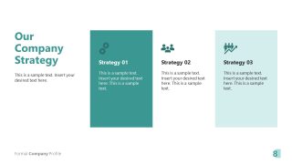 Strategy Discussion - Formal Company Profile Template 