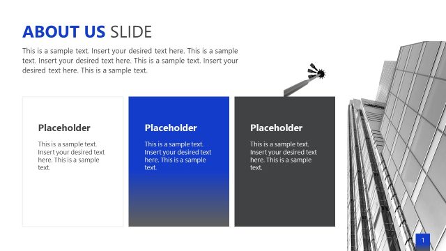 About Us Slide for Who We Are Template