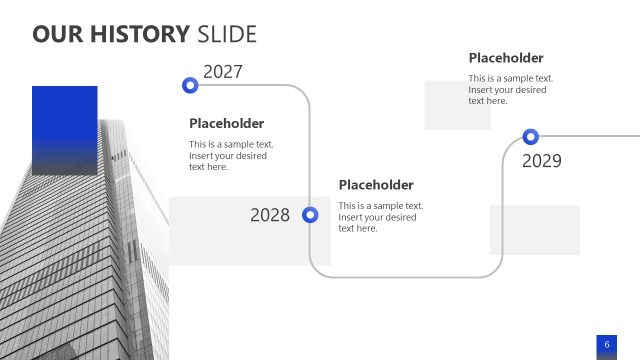 Who We Are Template – Our History & Timeline Discussion