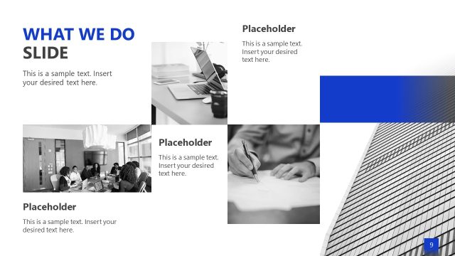 What We Do Discussion Slide – Who We Are Slide Template
