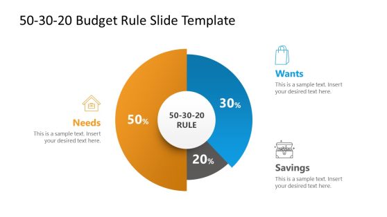 50-30-20 Budget Rule Slide Template