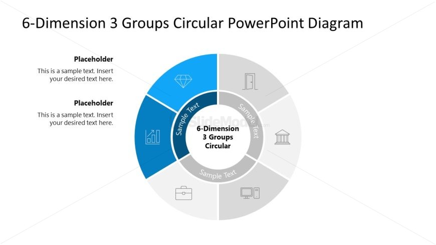 Creative 6-Dimension 3 Groups Slide
