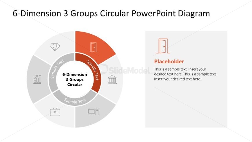 Cover Slide - 6-Dimension 3 Groups Slide Template