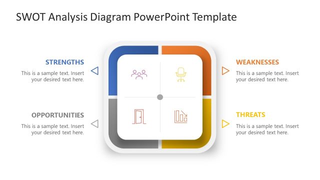 SWOT Analysis Diagram PowerPoint Template