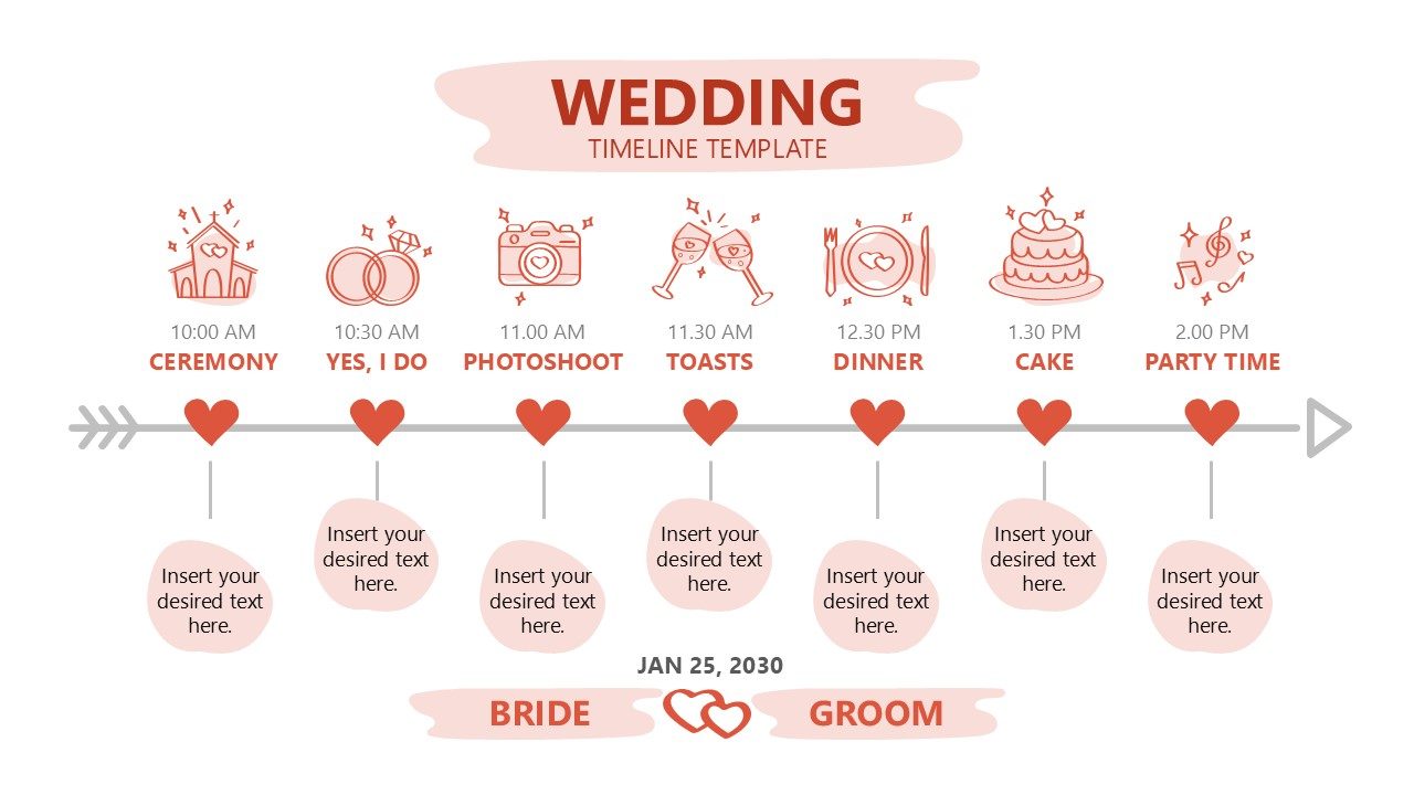 Wedding Timeline Template for PowerPoint
