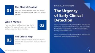 Clinical Context Dissertation PowerPoint Presentation Template 