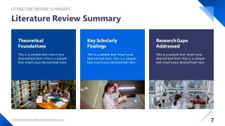 Literature Review Dissertation PowerPoint Design Slide 