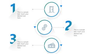 Vertical Numbered Infographic PPT Template