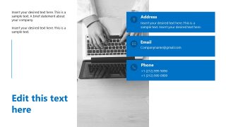 Thank You Slide - Business Report Slide PPT Template 