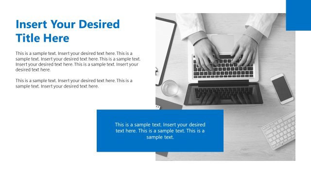 Business Report Template Slide with Impressive Visuals