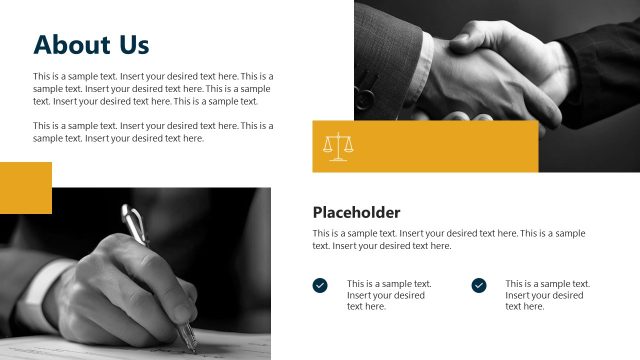 About the Company Slide – Notary Company Profile Presentation