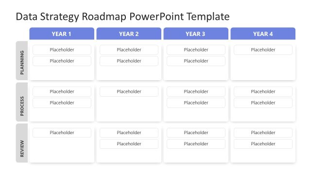 Data Strategy Roadmap PowerPoint Template