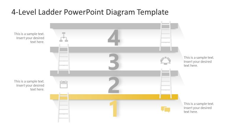 Ladder Style Format First Level Highlight Slide for Ladder Diagram Template - SlideModel