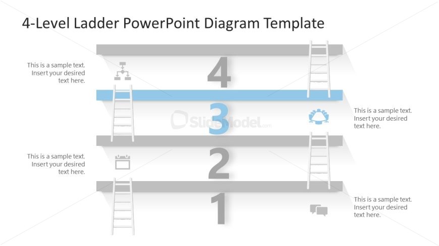 Editable Ladder Diagram Template for PowerPoint