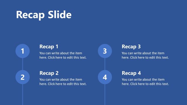 Multiple Recap Slide PowerPoint Template