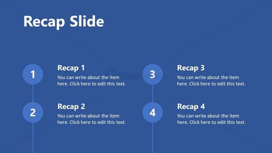 Multiple Recap PPT Slide Template