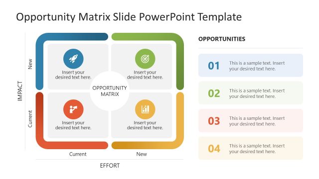 Opportunity Matrix PowerPoint Template