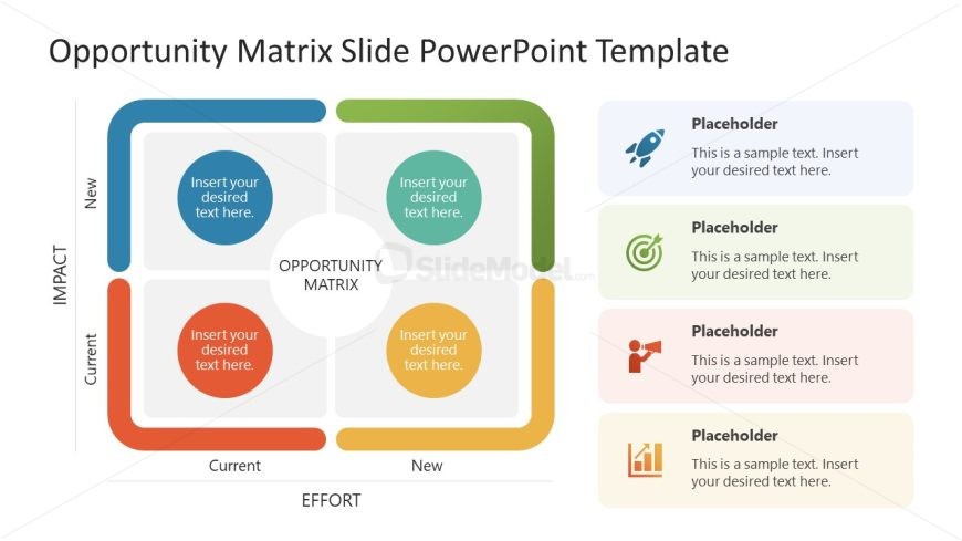 Opportunity Matrix Slide Template