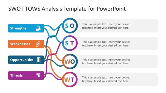 SWOT TOWS Template for Presentation 