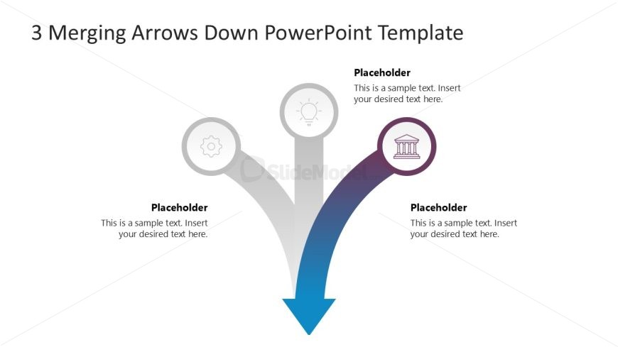 Engaging 3 Merging Arrows Down Template