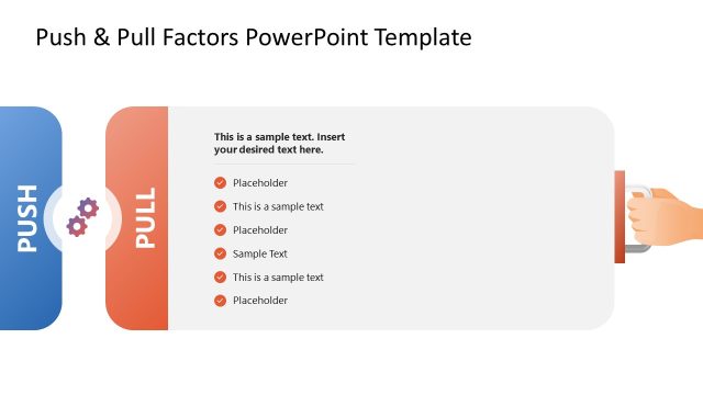 Creative Push & Pull Factors Infographic Template