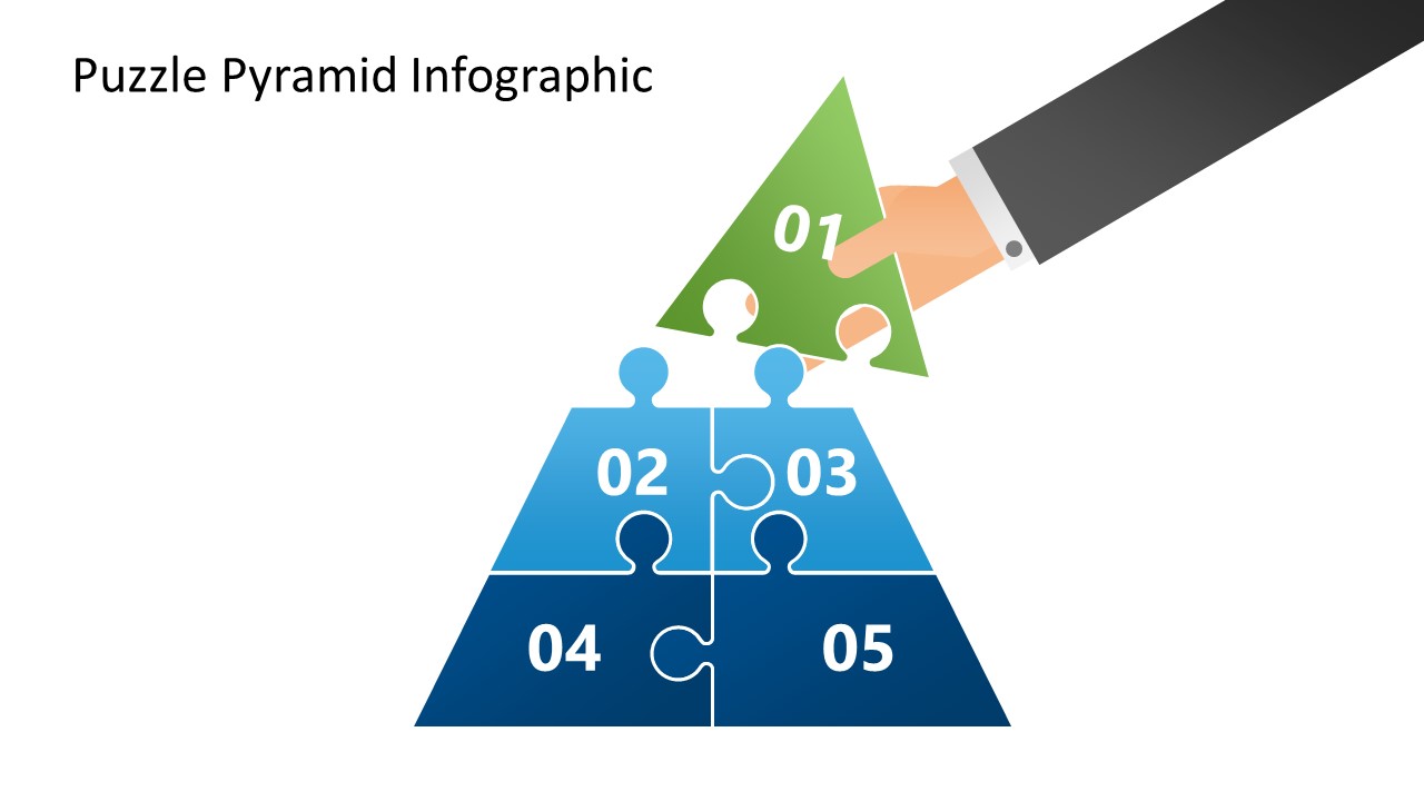 Puzzle Pyramid Slide Presentation Template