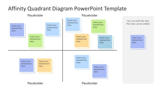 Affinity Quadrant Diagram Slide Template