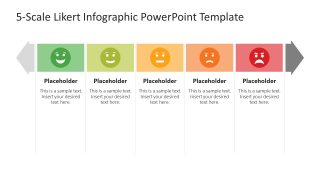 5-Scale Likert Infographic Template Slide 