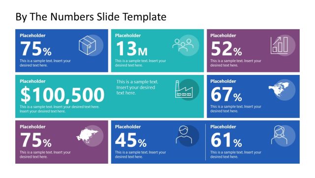 Editable By The Numbers Ppt Slide Template Slidemodel