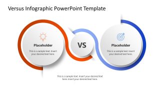 Circles Versus Infographic Presentation Template 