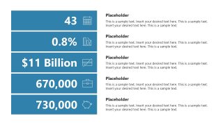 Vertical By The Numbers Infographics Slide 