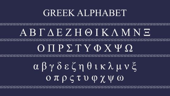 Customizable Greek Alphabet Template for Presentation 