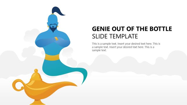 Engaging Genie Out of the Bottle PPT Template